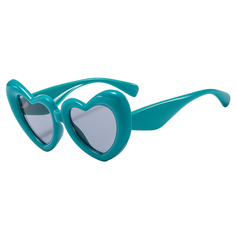 Women Heart-shaped Sunglasses with Stylish Frame Stornfield