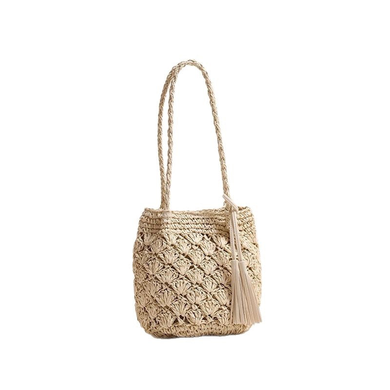 Hand-knotted macrame shoulder bag Stornfield