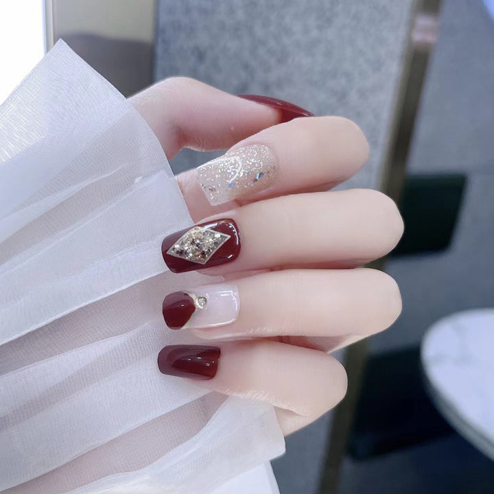 Decorative Glitter Press-On Nails Stornfield