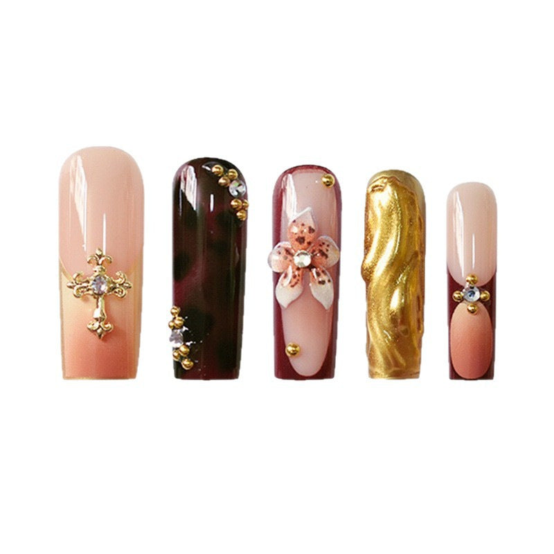 Ornate Press-On Nail Art Set Stornfield