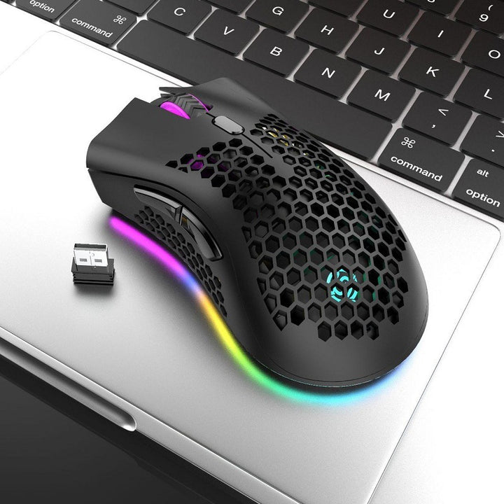 Ergonomic Gaming Mouse with Fast-Response Sensor System and Rgb Lighting Stornfield