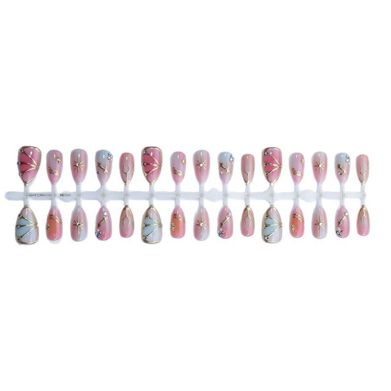 Artistic Decorative Press-On Nail Collection