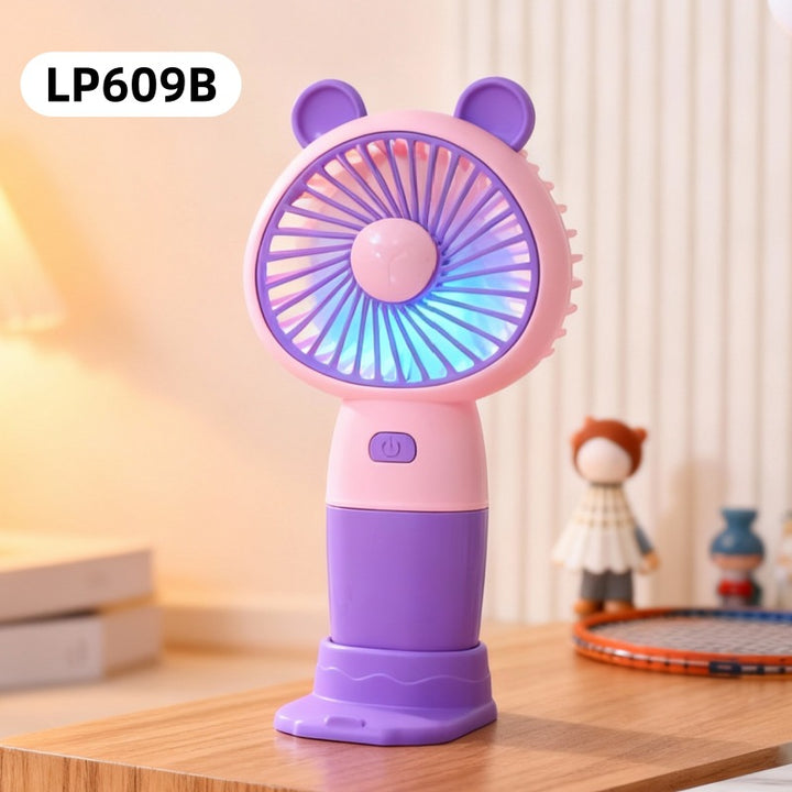 Ladies Portable Handheld Fan with Animal Design Stornfield