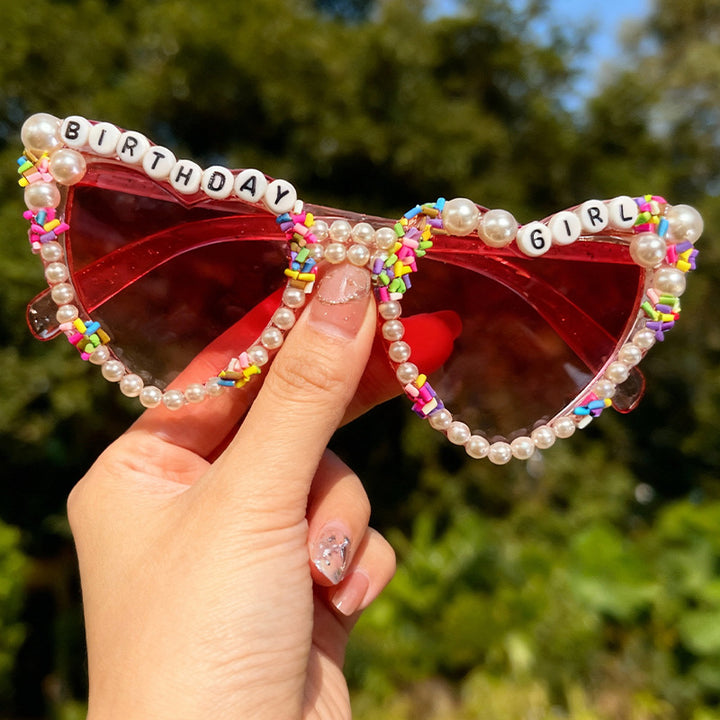 Playful Themed Cat-Eye Sunglasses Stornfield