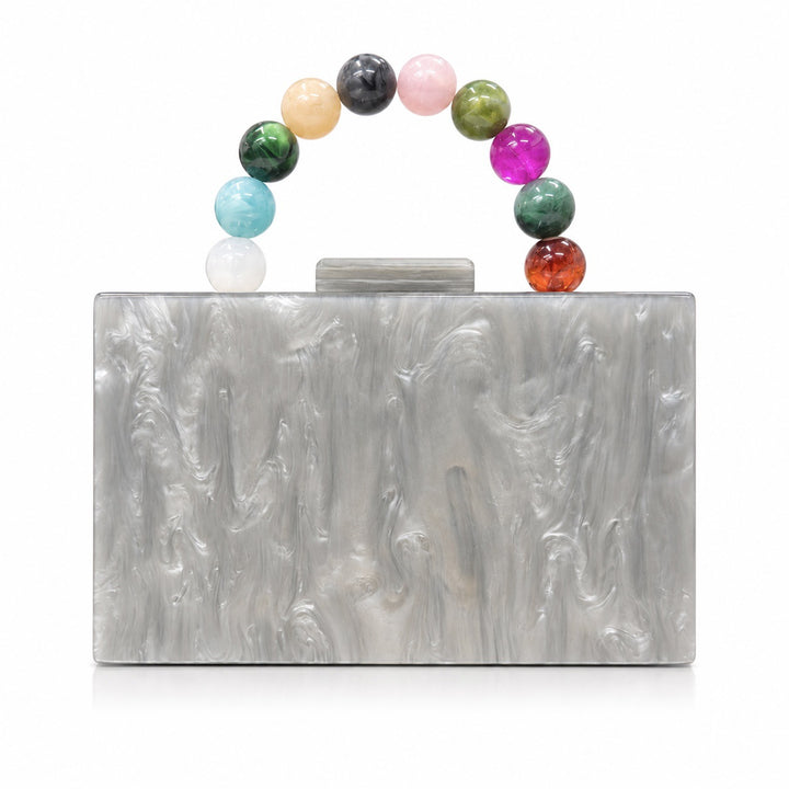 Elegant Acrylic Structured Handbag