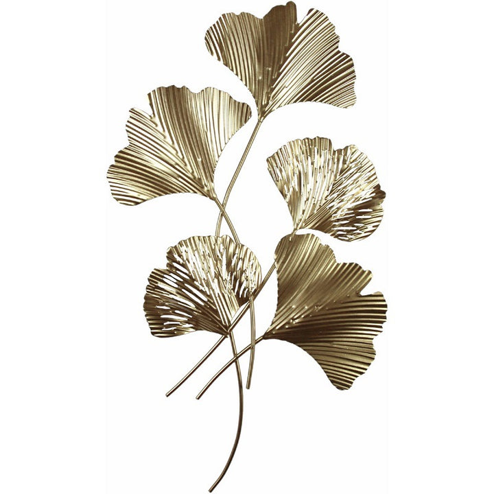 Elegant Leaf-Inspired Metal Wall Art Stornfield