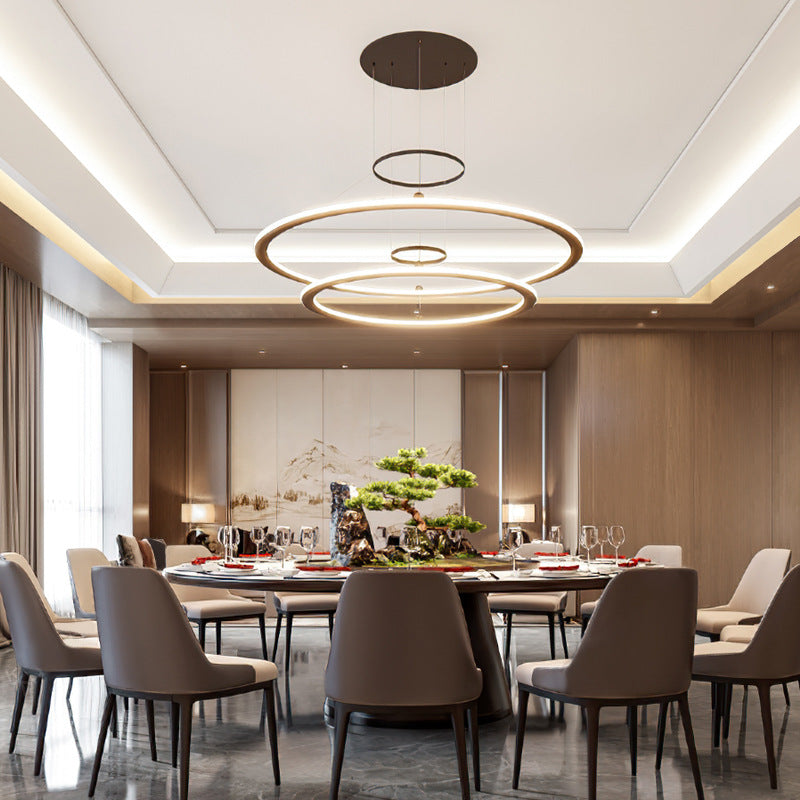 Modern Circular Dining Table with Sleek Finishing