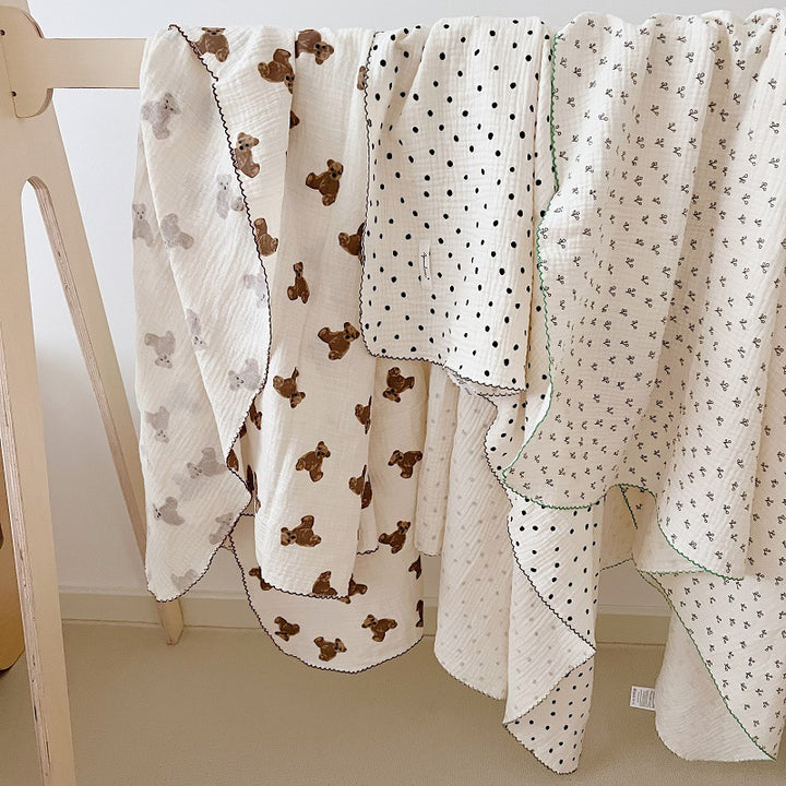 Lightweight Double-Layer Muslin Swaddle Blanket