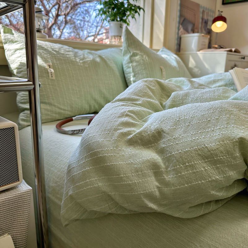Elegant Textured Bedding Set