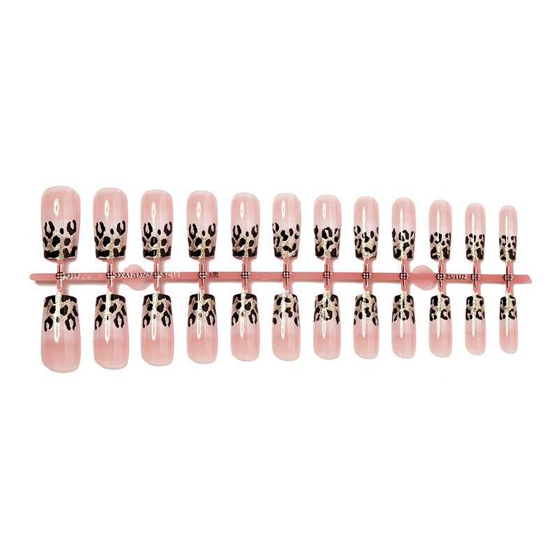 Stylish Leopard Print Press-On Nails Stornfield