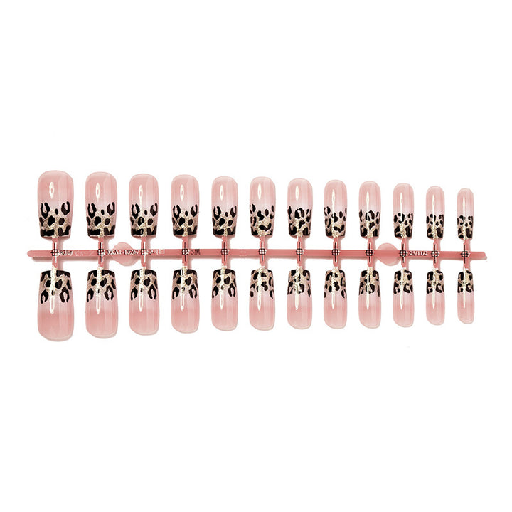 Stylish Leopard Print Press-On Nails Stornfield
