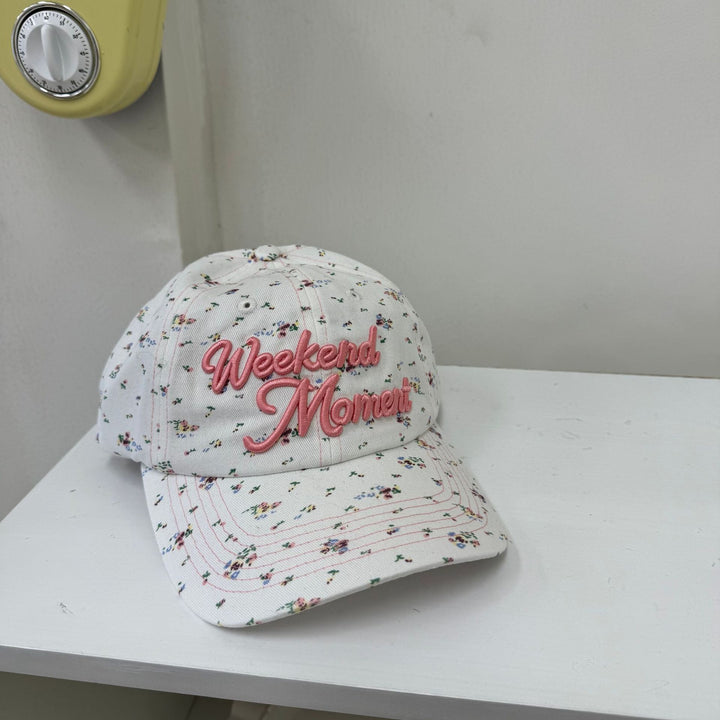 Women's Casual Cotton Baseball Cap with Embroidered Phrase Stornfield