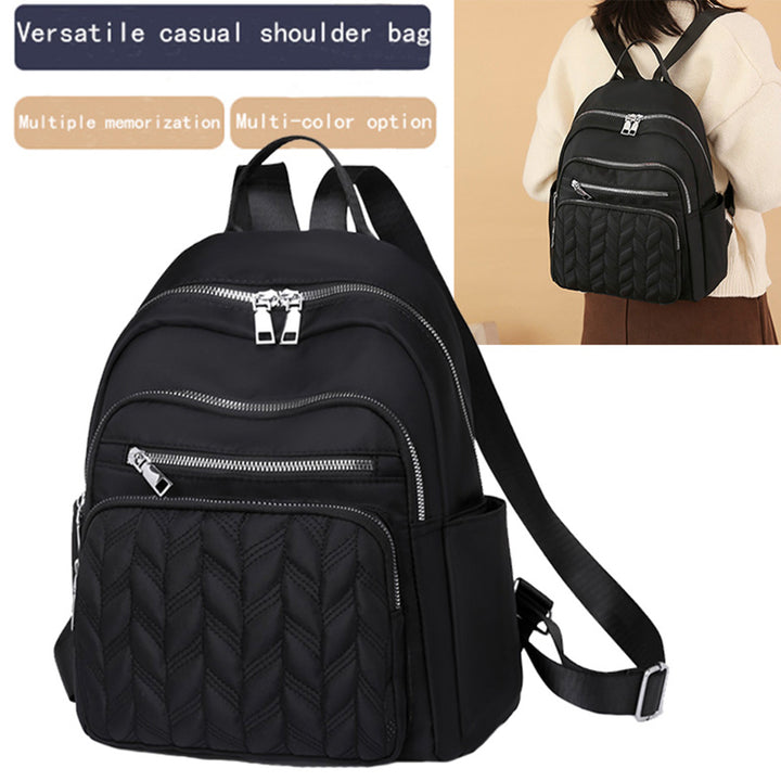 Compact Textured Backpack Stornfield