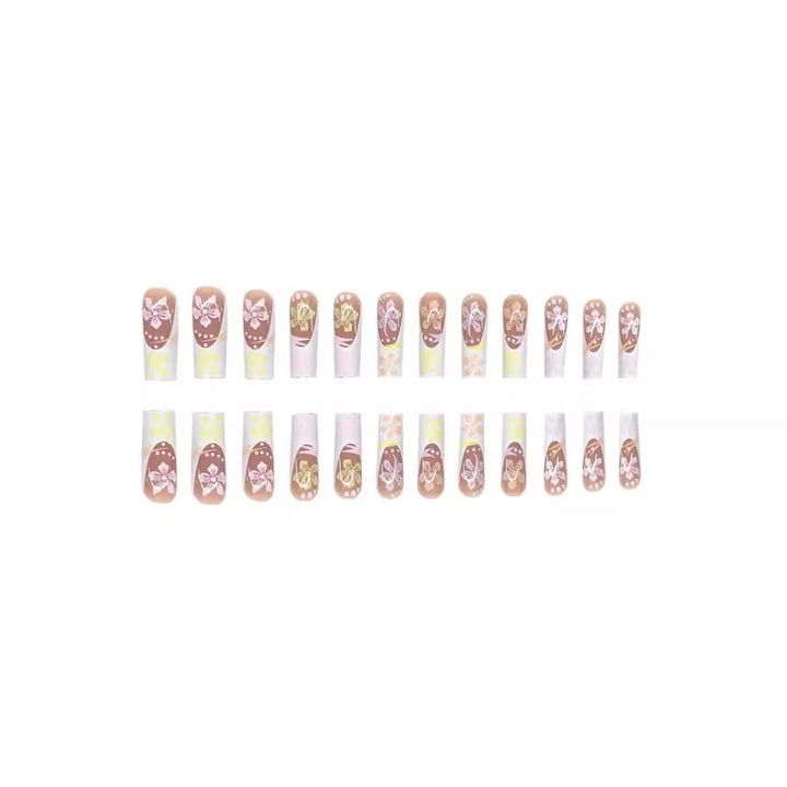 Exquisite Floral Nail Art Extensions Stornfield