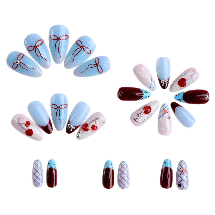 Artistic Decorative Press-On Nail Tips Stornfield