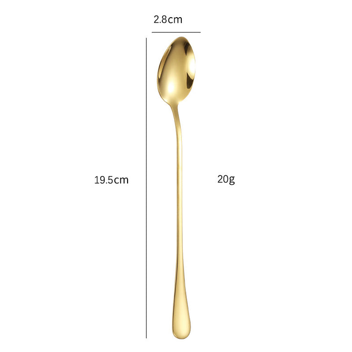 Elegant teaspoon with polished gold surface Stornfield