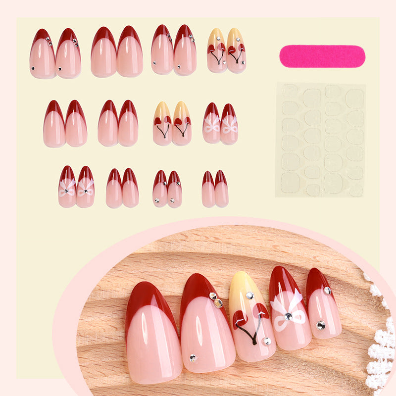 Elegant Artistic Press-On Nail Collection Stornfield