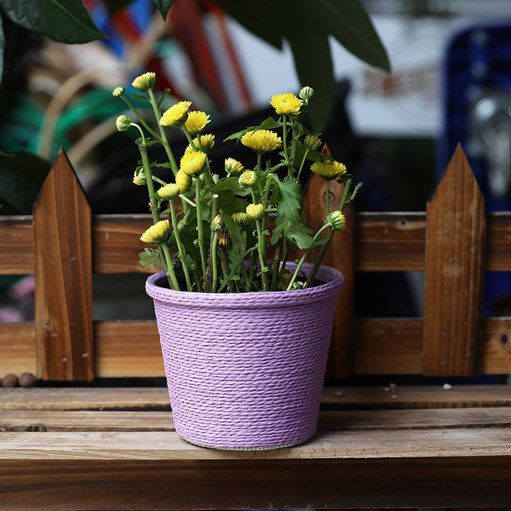 Natural Fiber Decorative Storage Container Stornfield