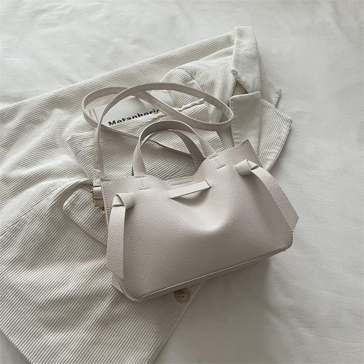 Structured Leather Crossbody Bag