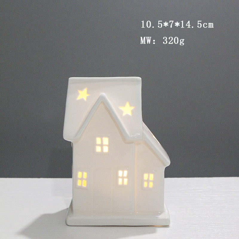 Ceramic House-Shaped Night Light Stornfeild
