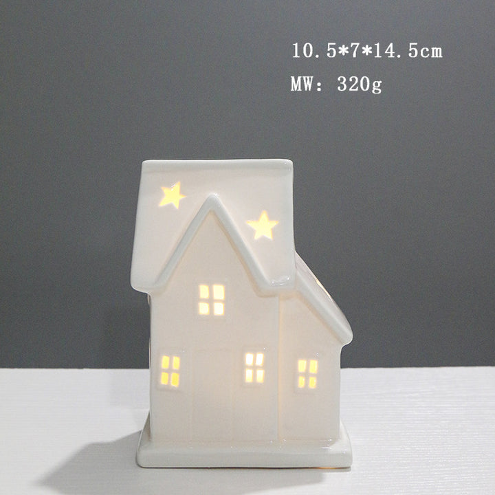 Ceramic House-Shaped Night Light Stornfeild
