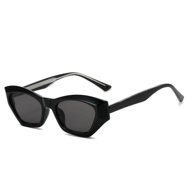 Ladies Cat-Eye Sunglasses with Modern Transparent Accents Stornfield