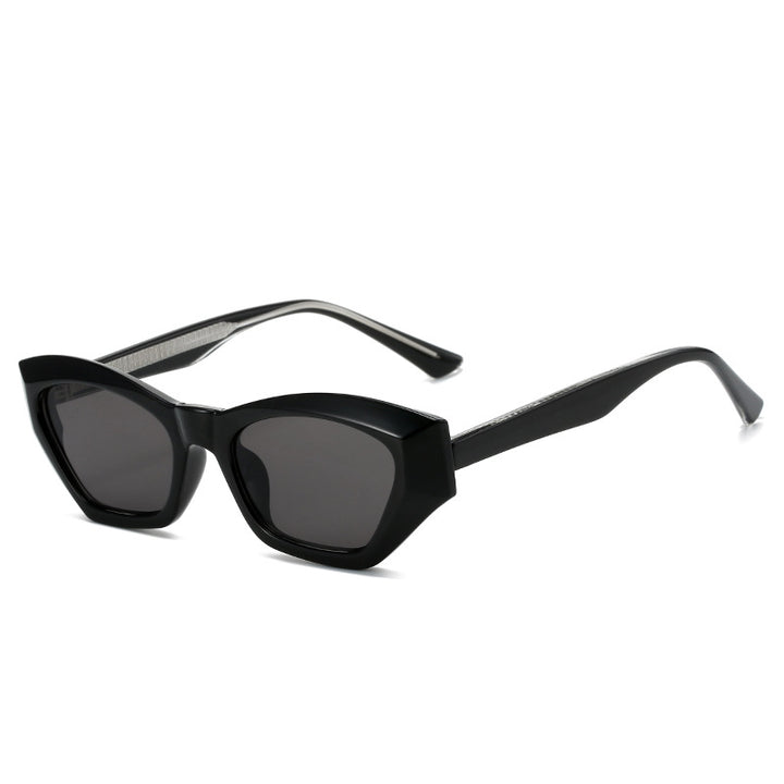 Ladies Cat-Eye Sunglasses with Modern Transparent Accents Stornfield