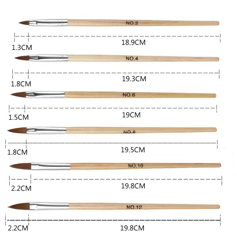 Nail Art Detailing Brush Collection Stornfield