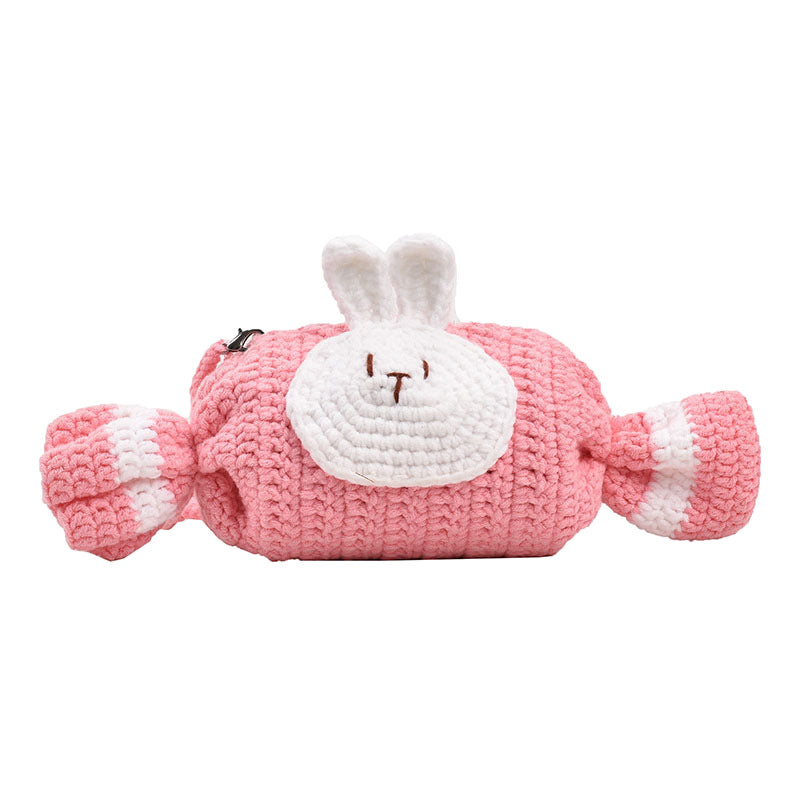 Cute Bunny-Themed Crochet Shoulder Bag
