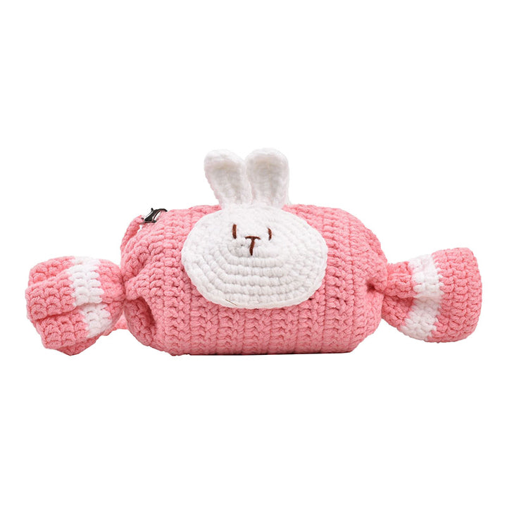 Cute Bunny-Themed Crochet Shoulder Bag