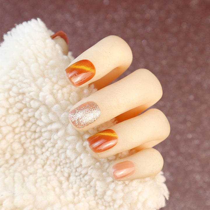 Natural Glossy Press-On Nail Set Stornfield