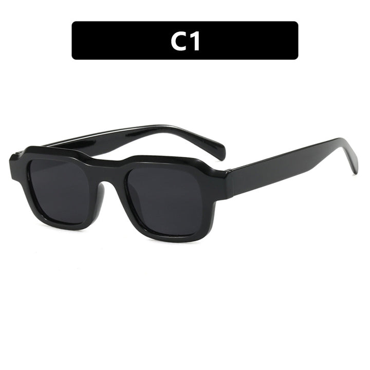 Women's modern square sunglasses with protective polycarbonate frame Stornfield