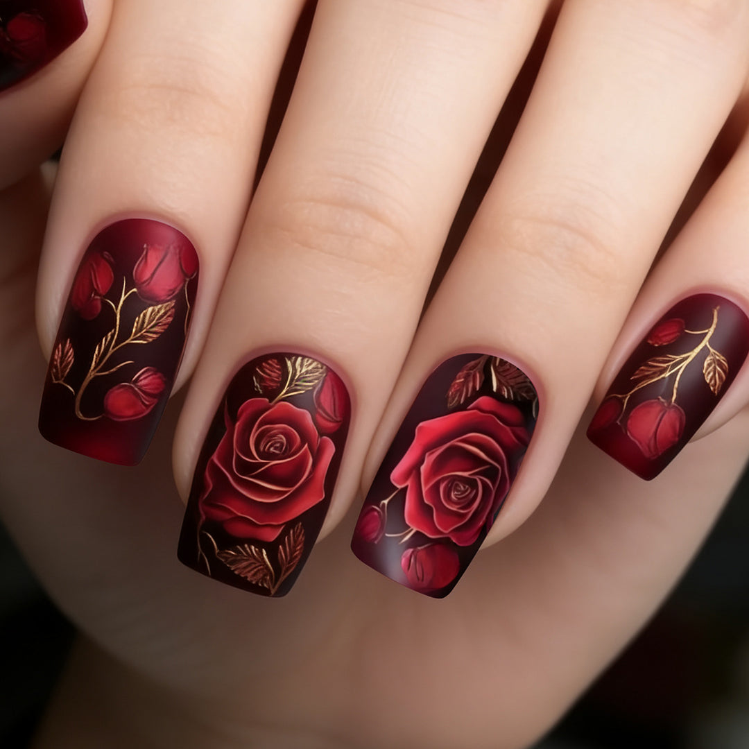 Floral Themed Nail Art Decoration Kit Stornfield
