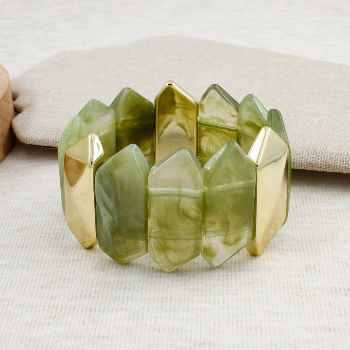 Geometric Resin Bracelet Stornfield