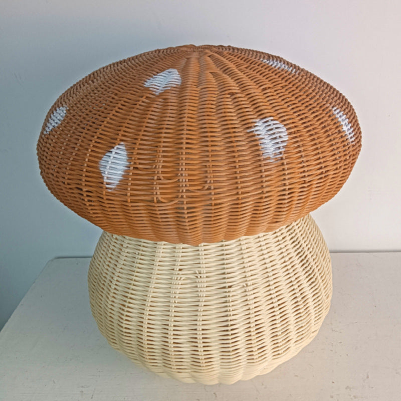 Playful basket in mushroom design Stornfield