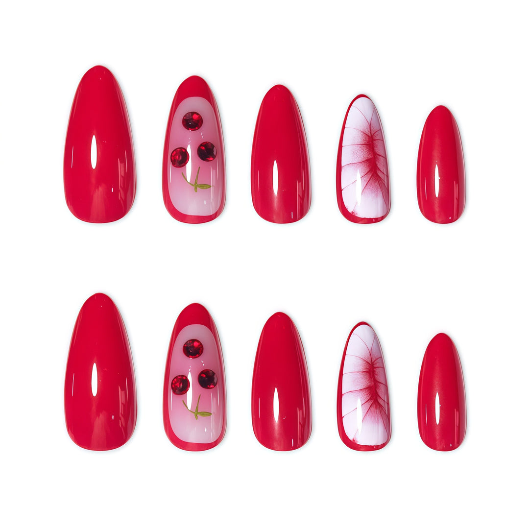 Creative Cherry Nail Art Extensions Stornfield