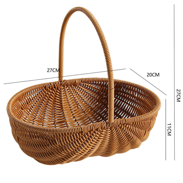 Handwoven Artisan Market Basket Stornfield