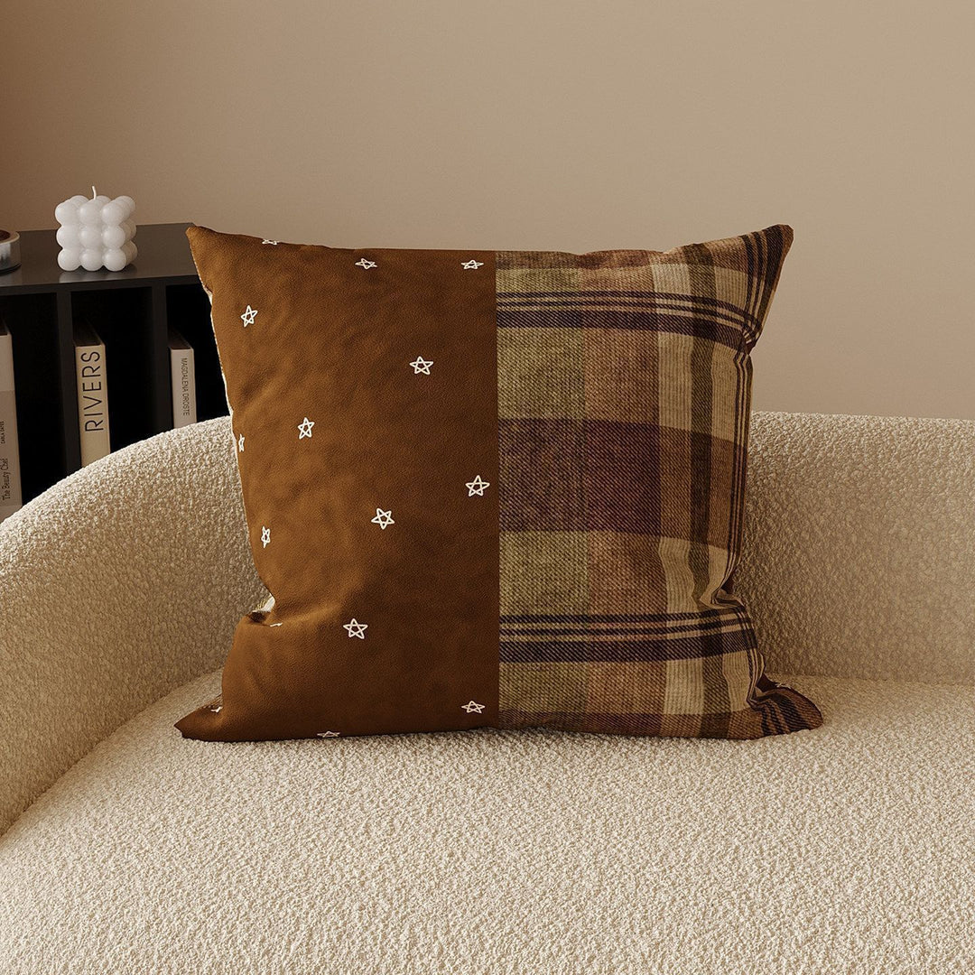 Decorative Checked Pillow