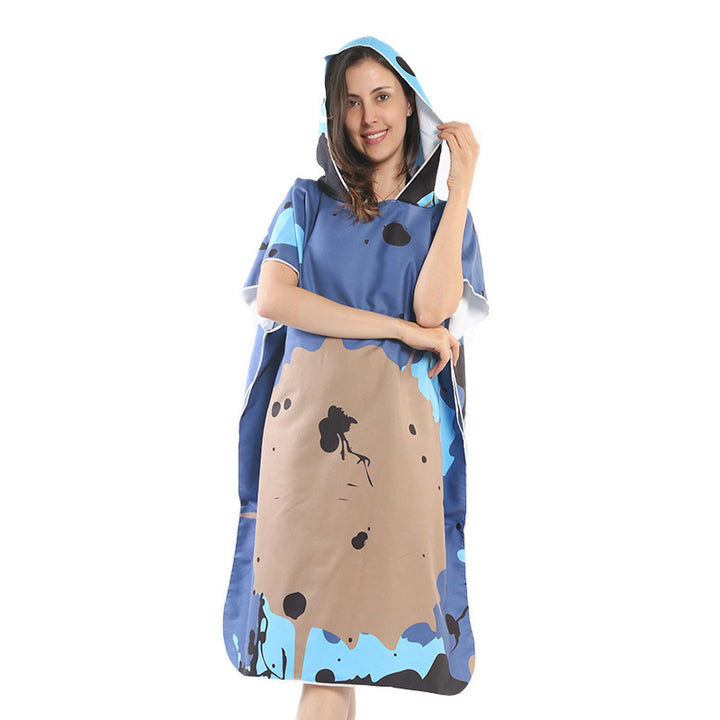 Beach dress with tropical print Stornfield