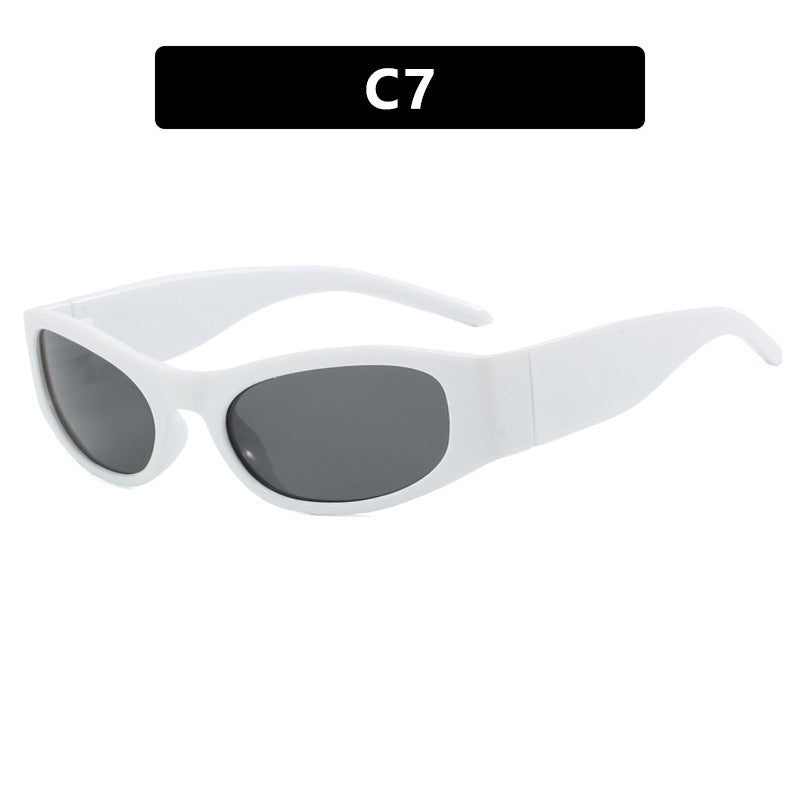 Women's sporty sunglasses with a wide frame and UV protection Stornfield