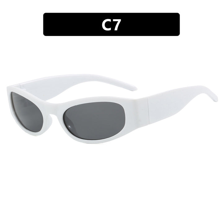 Women's sporty sunglasses with a wide frame and UV protection Stornfield