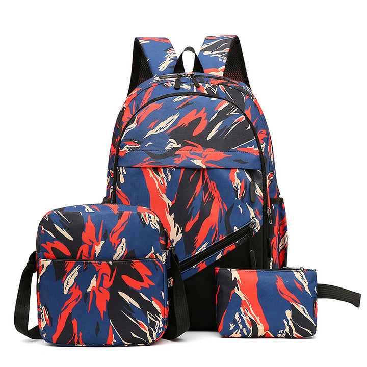 Fashionable backpack set with multiple compartments Stornfield