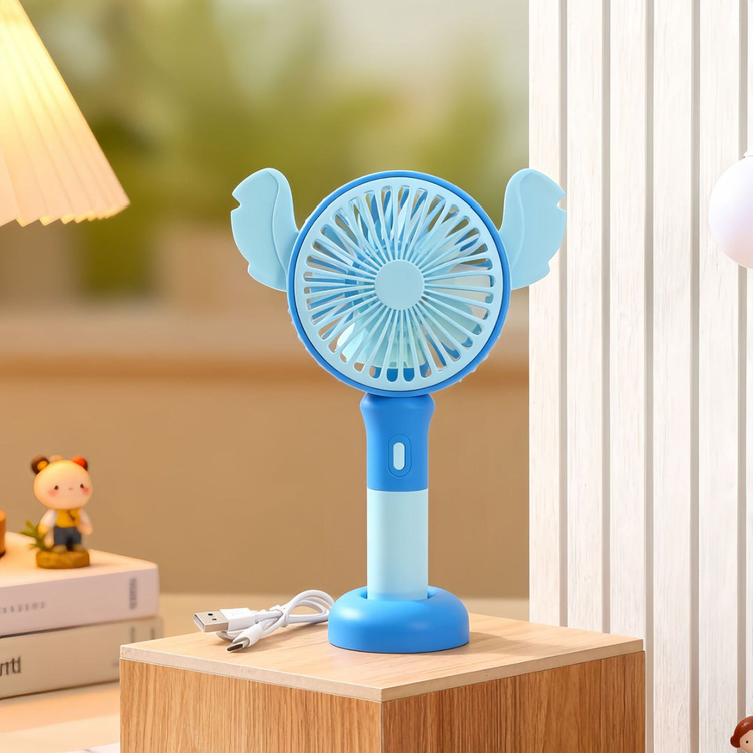 Ladies Hand Fan with Playful Design Stornfield