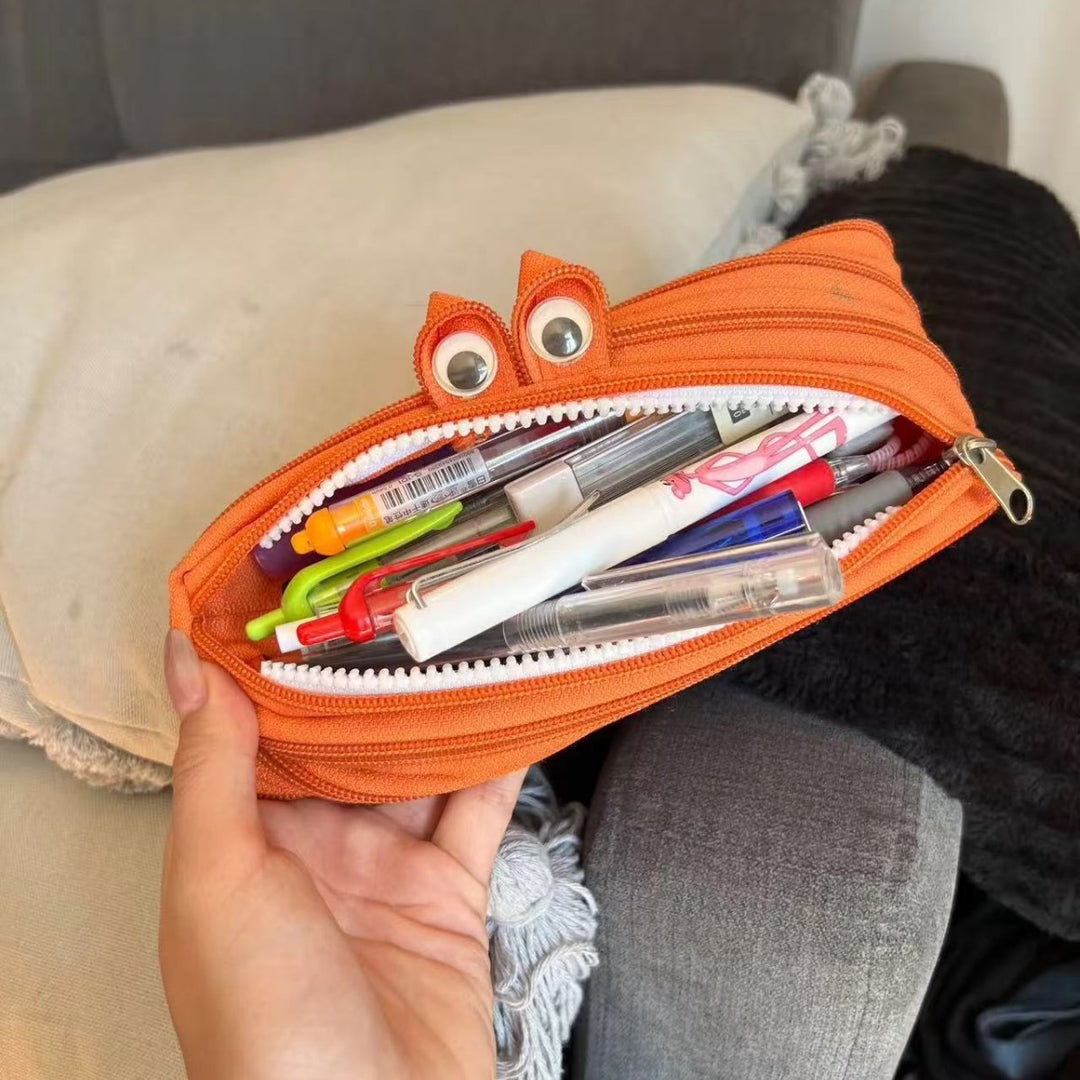 Creative Multi-Zipper Pencil Pouch