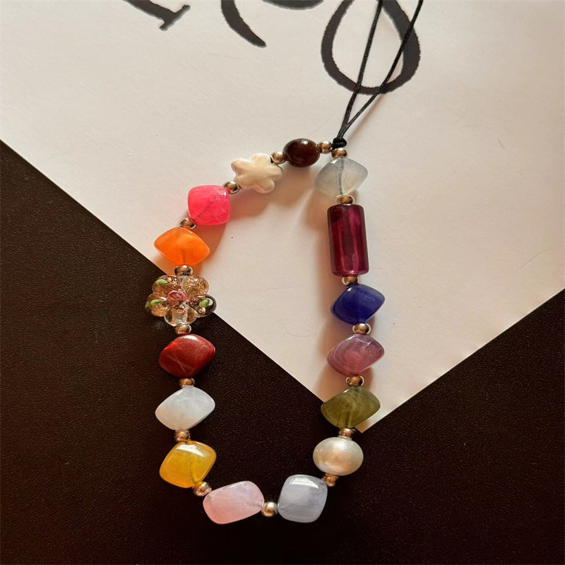Handcrafted Beaded Phone Lanyard Stornfield