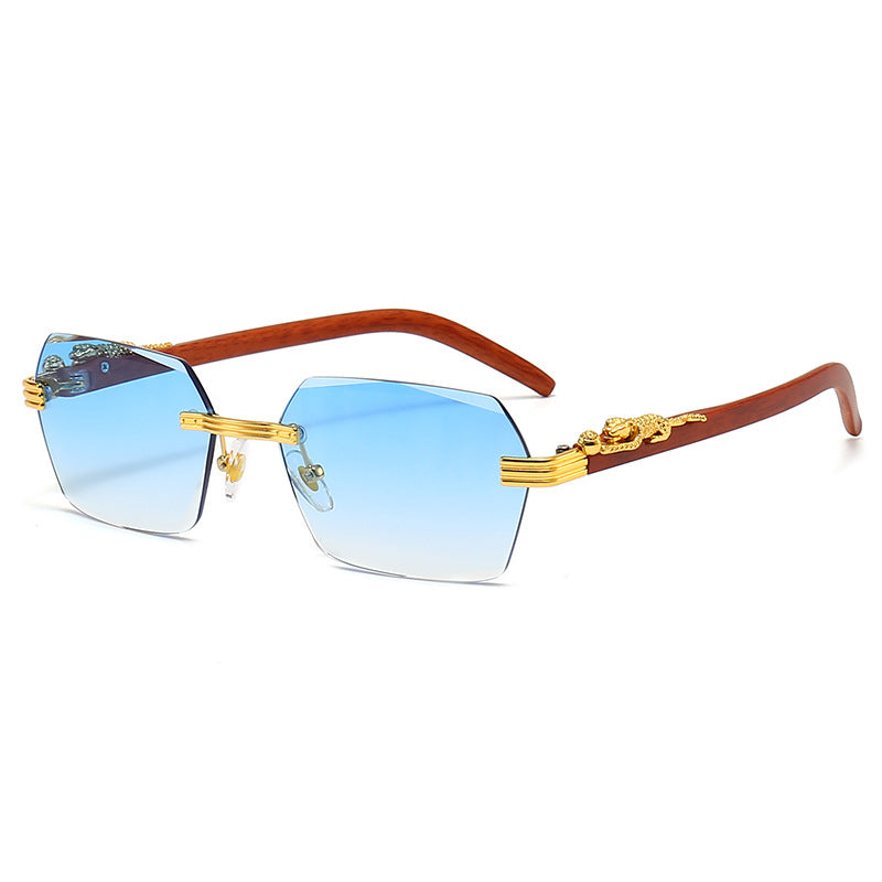 Ladies Designer Sunglasses with Artistic Wooden Frame and Elegant Glass Elements Stornfield