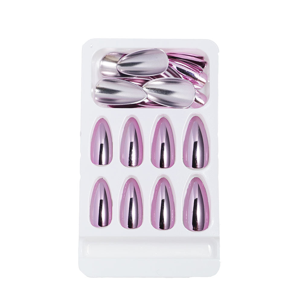 Elegant Mirror Finish Press-On Nails Stornfield