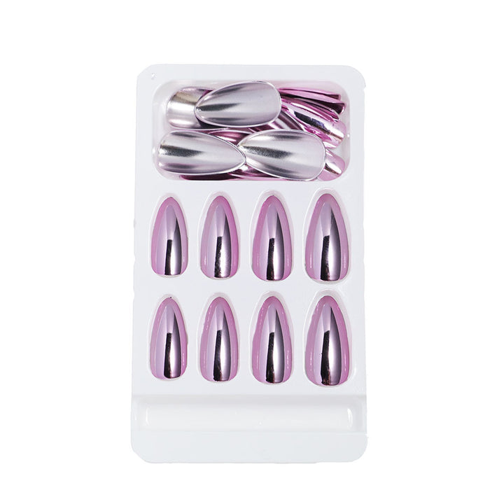 Elegant Mirror Finish Press-On Nails Stornfield