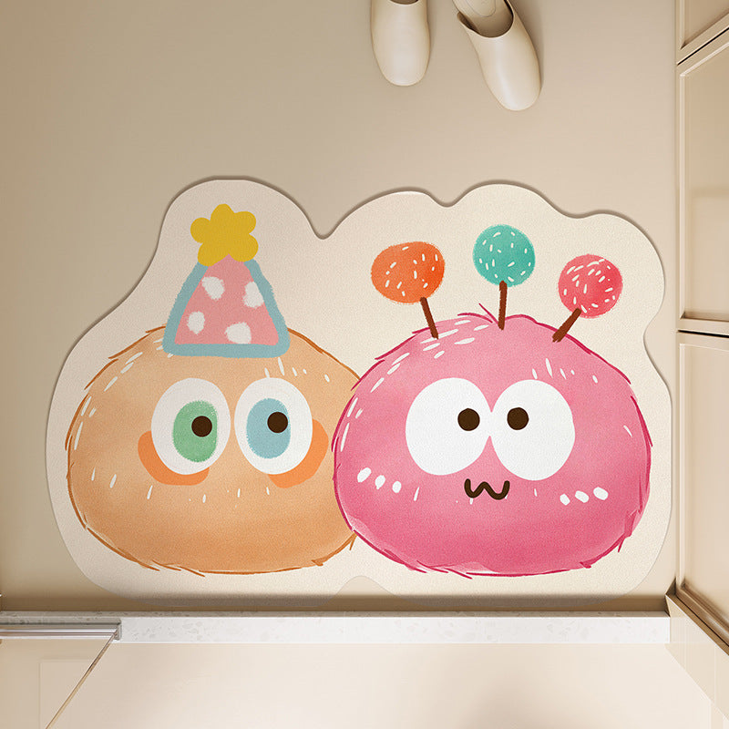Interactive Cartoon Character Floor Mat