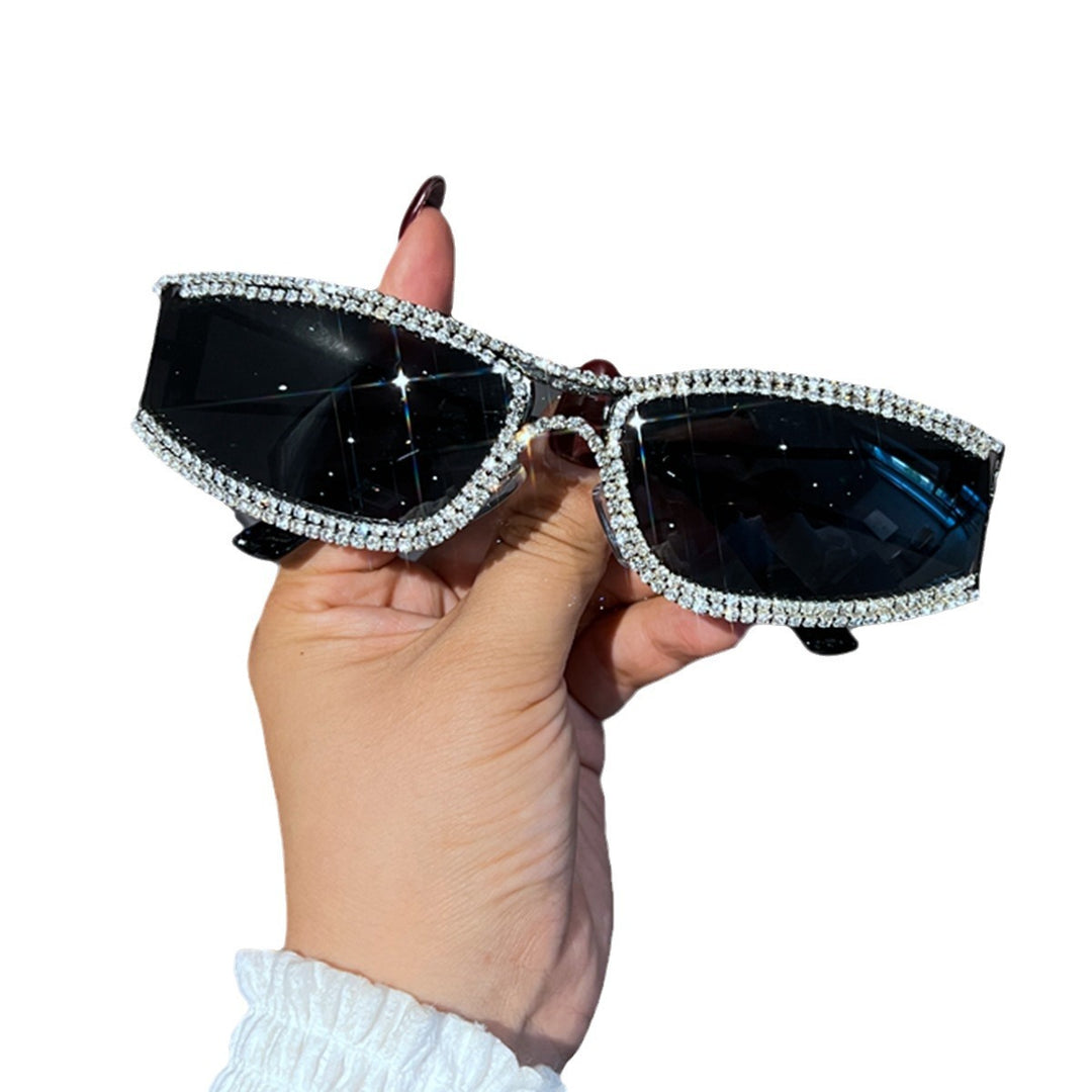 Ladies Glamorous Vintage Sunglasses with Rhinestone Trim Stornfield